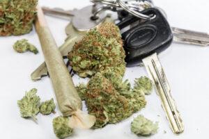 cannabis and car keys
